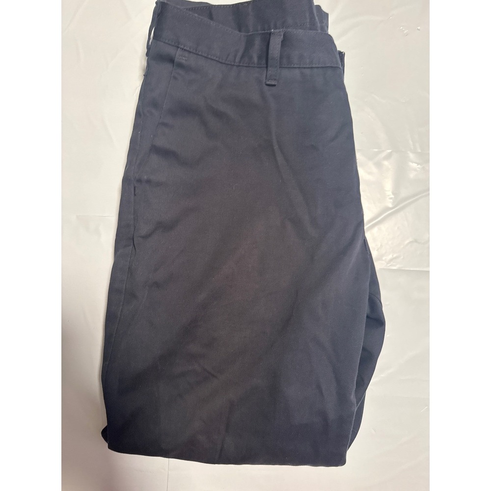 VTG Lee Mens Casual Pants Black Cotton Blend Chinos 34x30 Workwear Trousers 2001